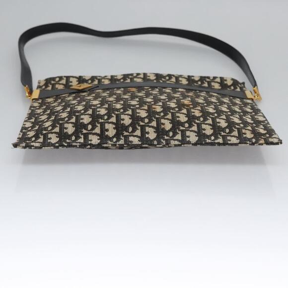 DIOR Trotter Canvas Shoulder Bag Navy - Picture 9 of 12